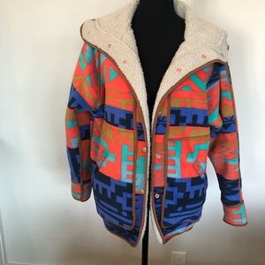 Urban Outfitters Multicolor Geometric Jacket